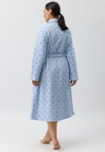 POSY QUILT GOWN  BLUE - SK924PO5