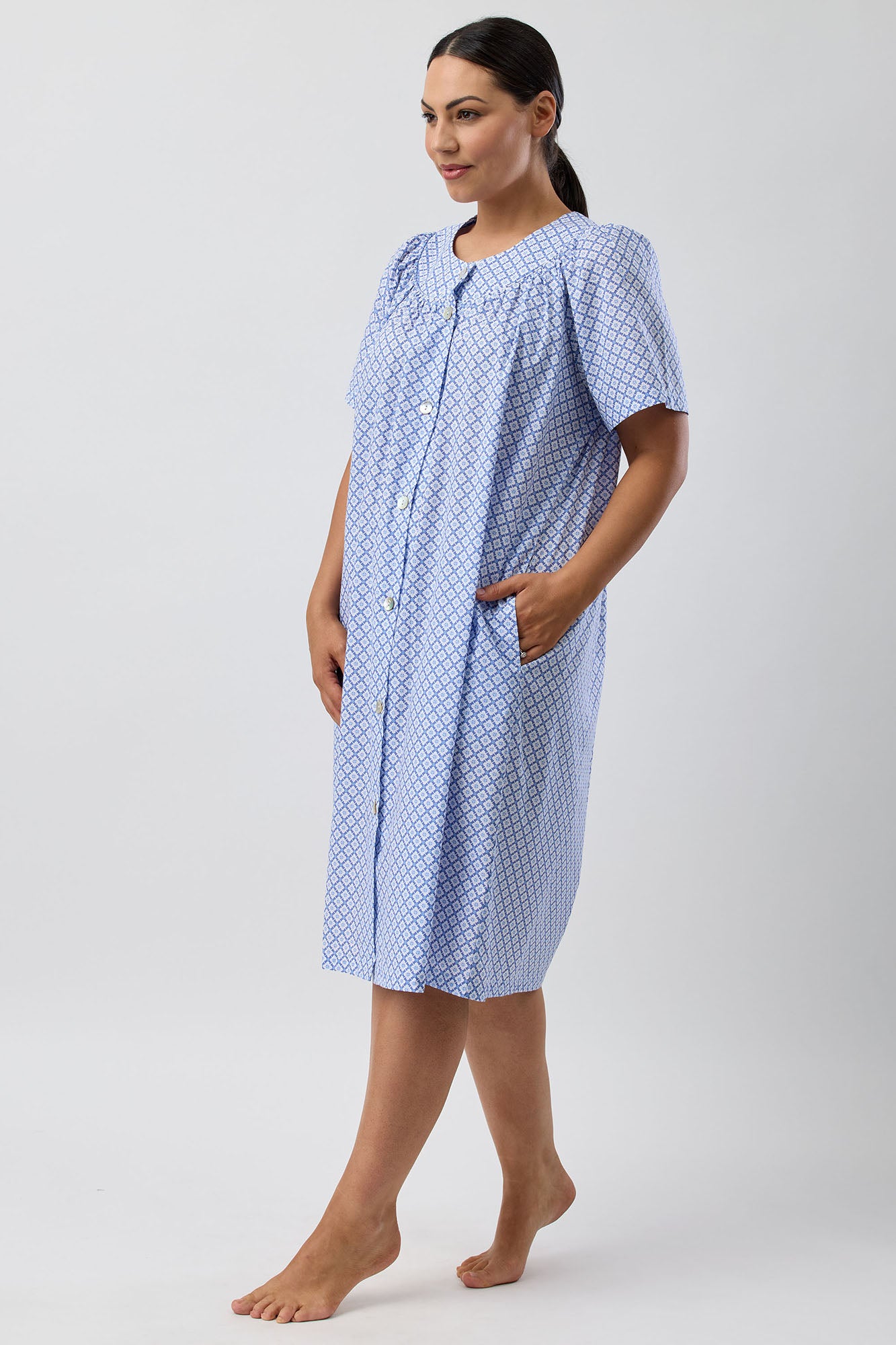 GEO BRUNCH COAT DENIM - SK936G5