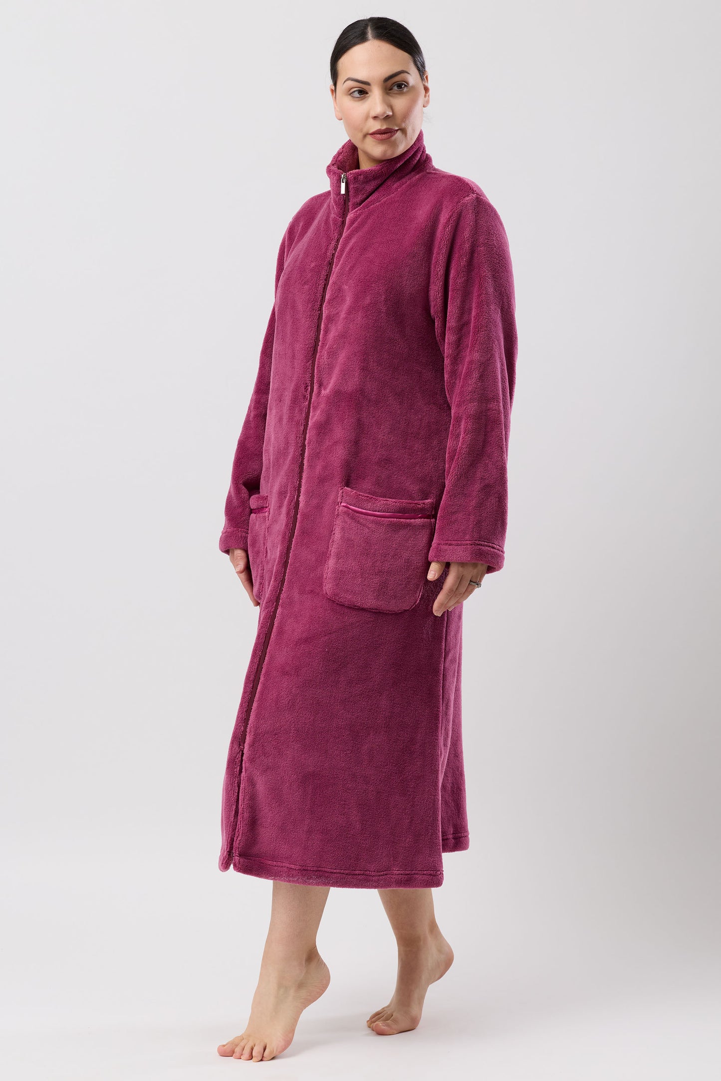 ZIP GOWN - MID 120cm BERRY - SK940