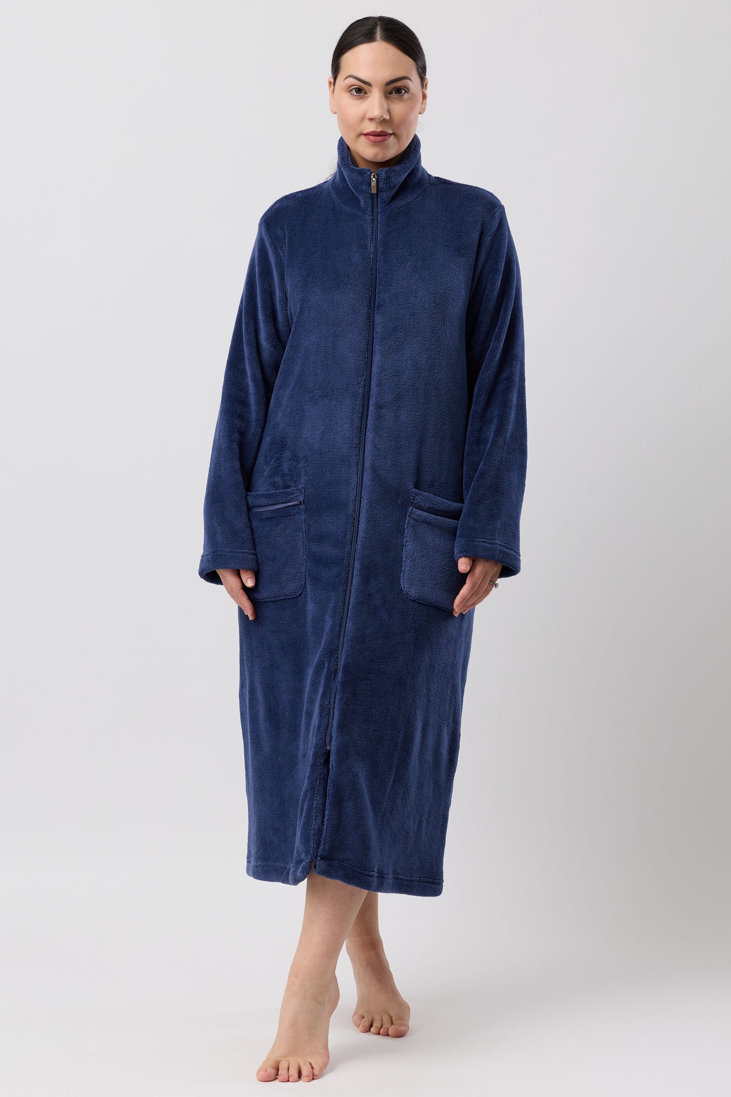 ZIP GOWN - MID 120cm NAVY - SK940