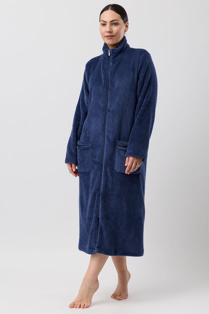 ZIP GOWN - MID 120cm NAVY - SK940