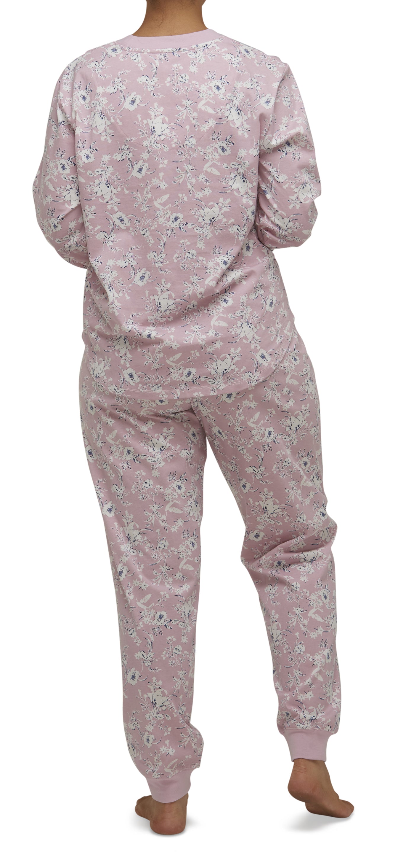 SHELLEY SKI PJ SET DUSTY ROSE - SK102S
