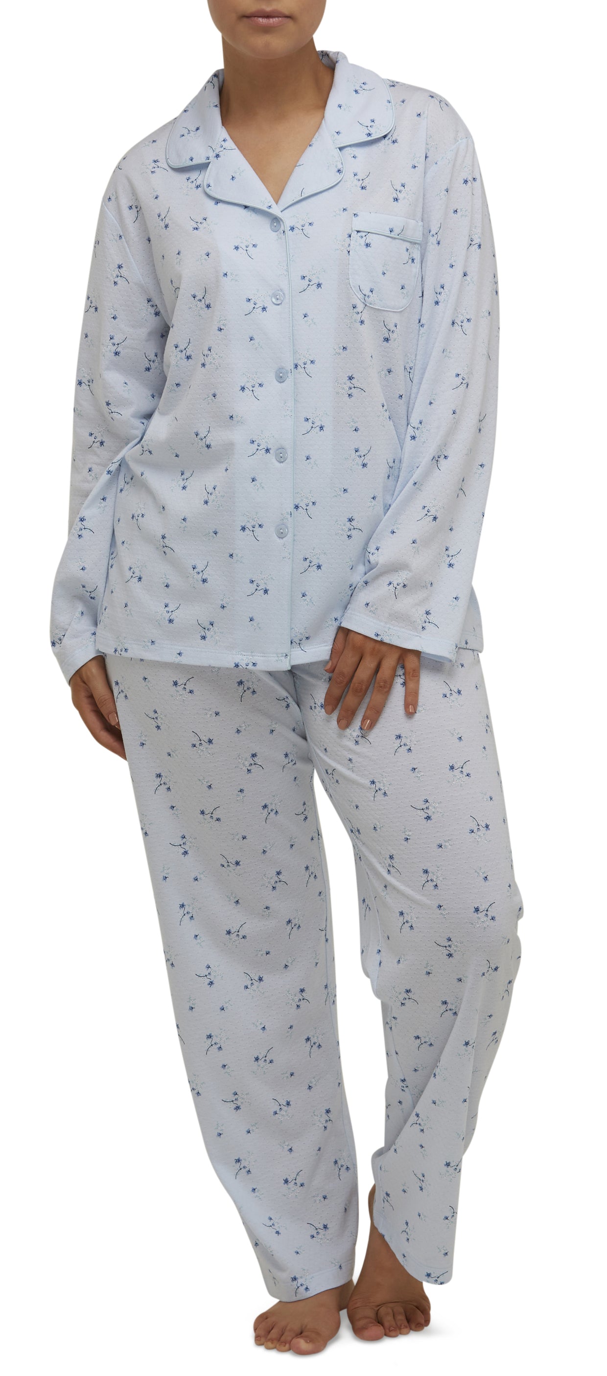 ISABEL REVERE PJ SET PALE BLUE -SK105I