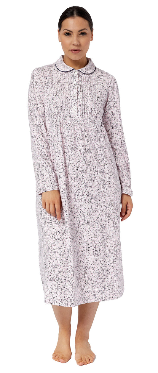 CONFETTI RUFFLE NIGHTIE PINK - SK229C