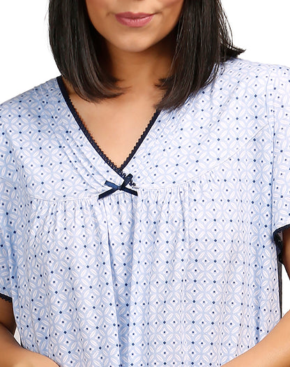 AZTEC NIGHTIE BLUE - SK300A