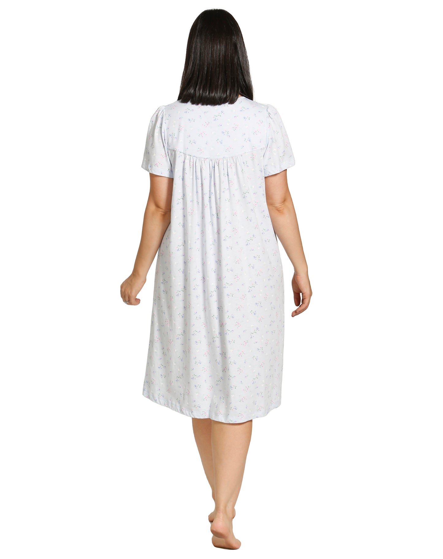 SPRINGS FLOWERS NIGHTIE BLUE - SK304SF