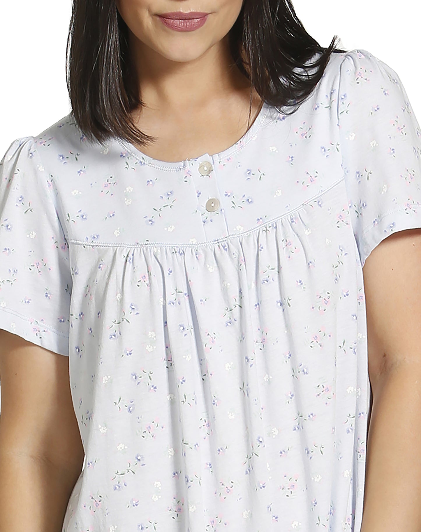 SPRINGS FLOWERS NIGHTIE BLUE - SK304SF