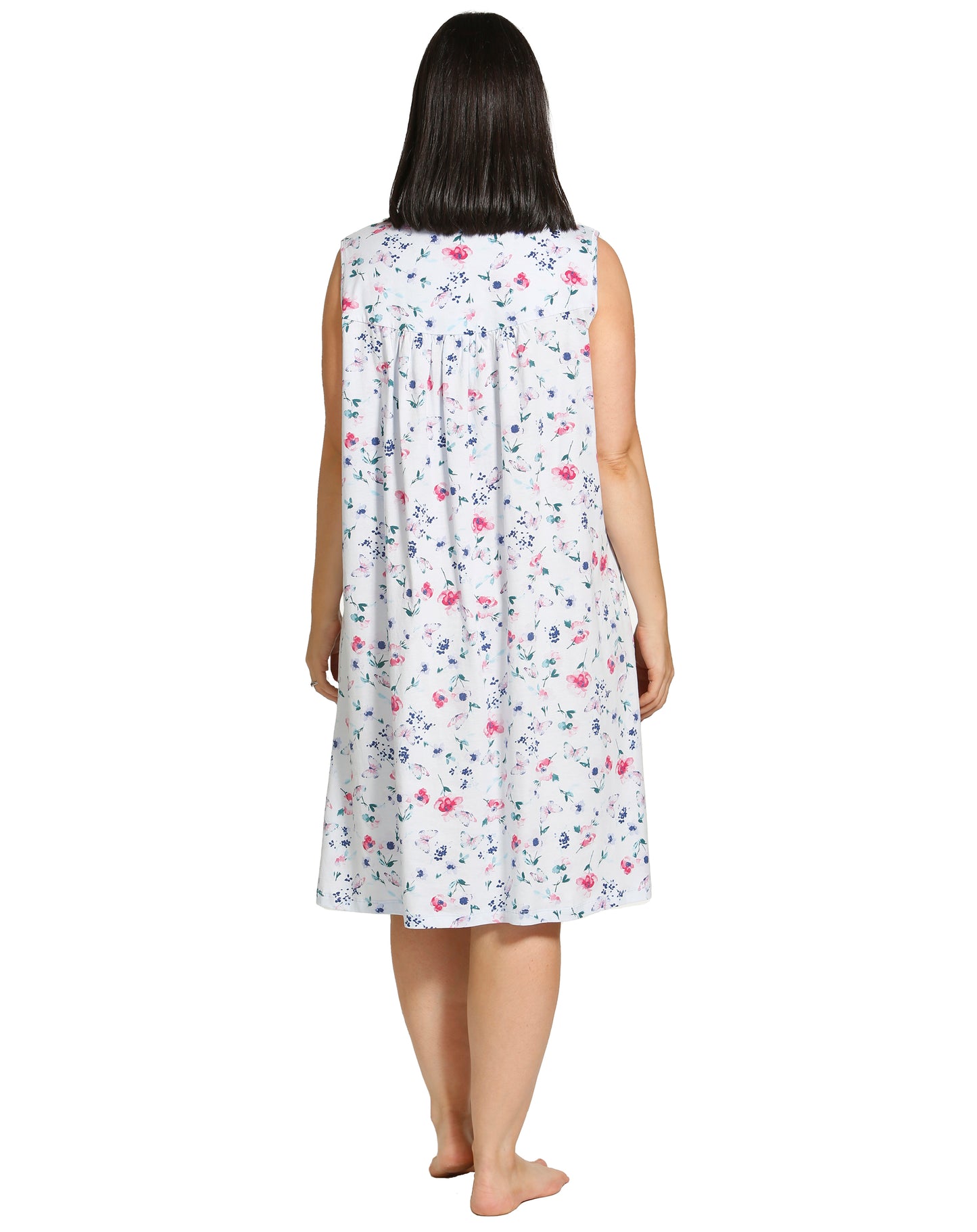 BUTTERFLIES SLEEVELESS NIGHITE BLUE - SK401B