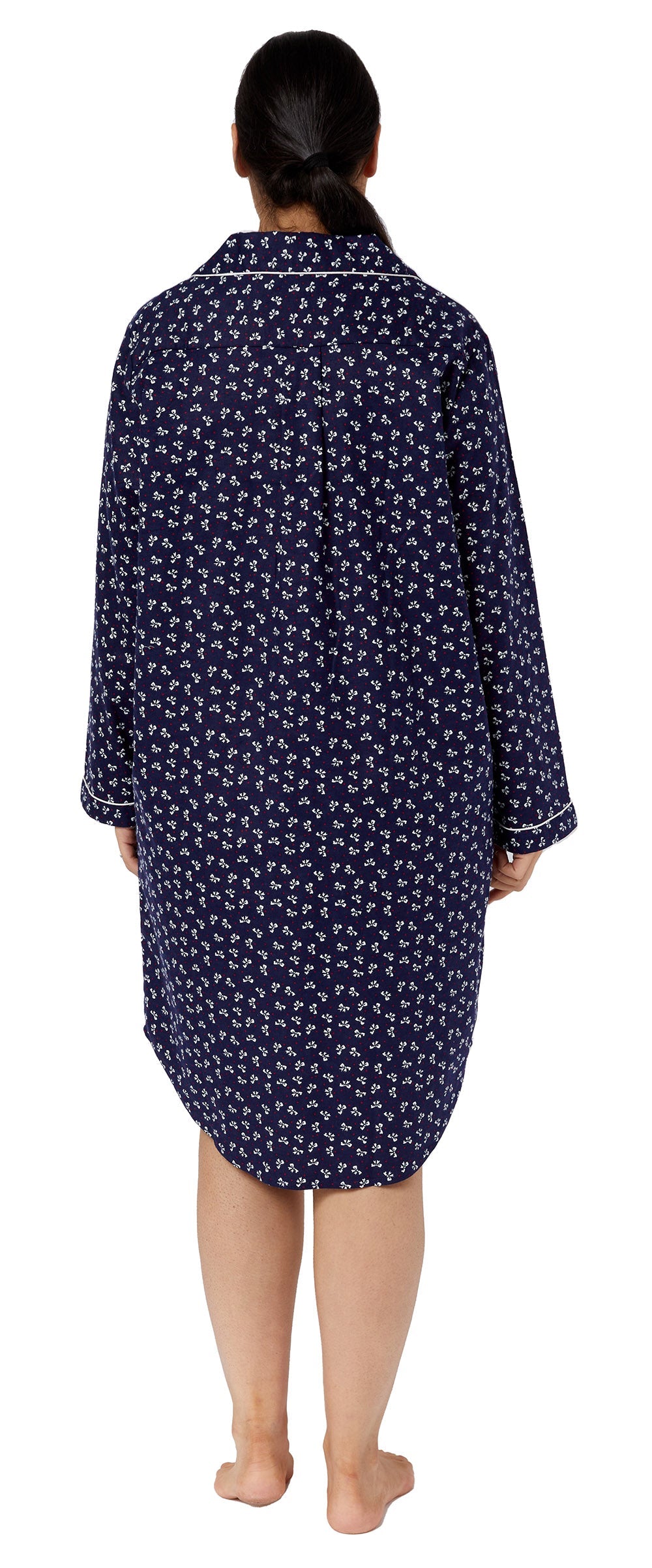 BOWS NIGHTSHIRT NAVY - SK613B