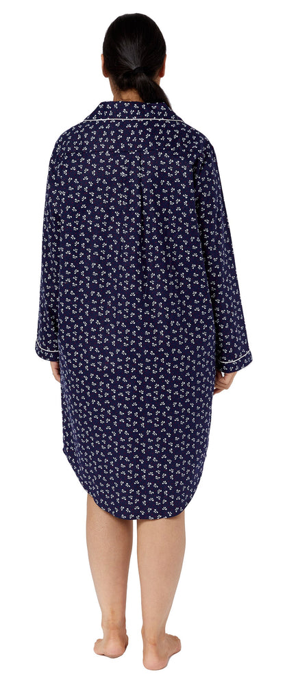 BOWS NIGHTSHIRT NAVY - SK613B