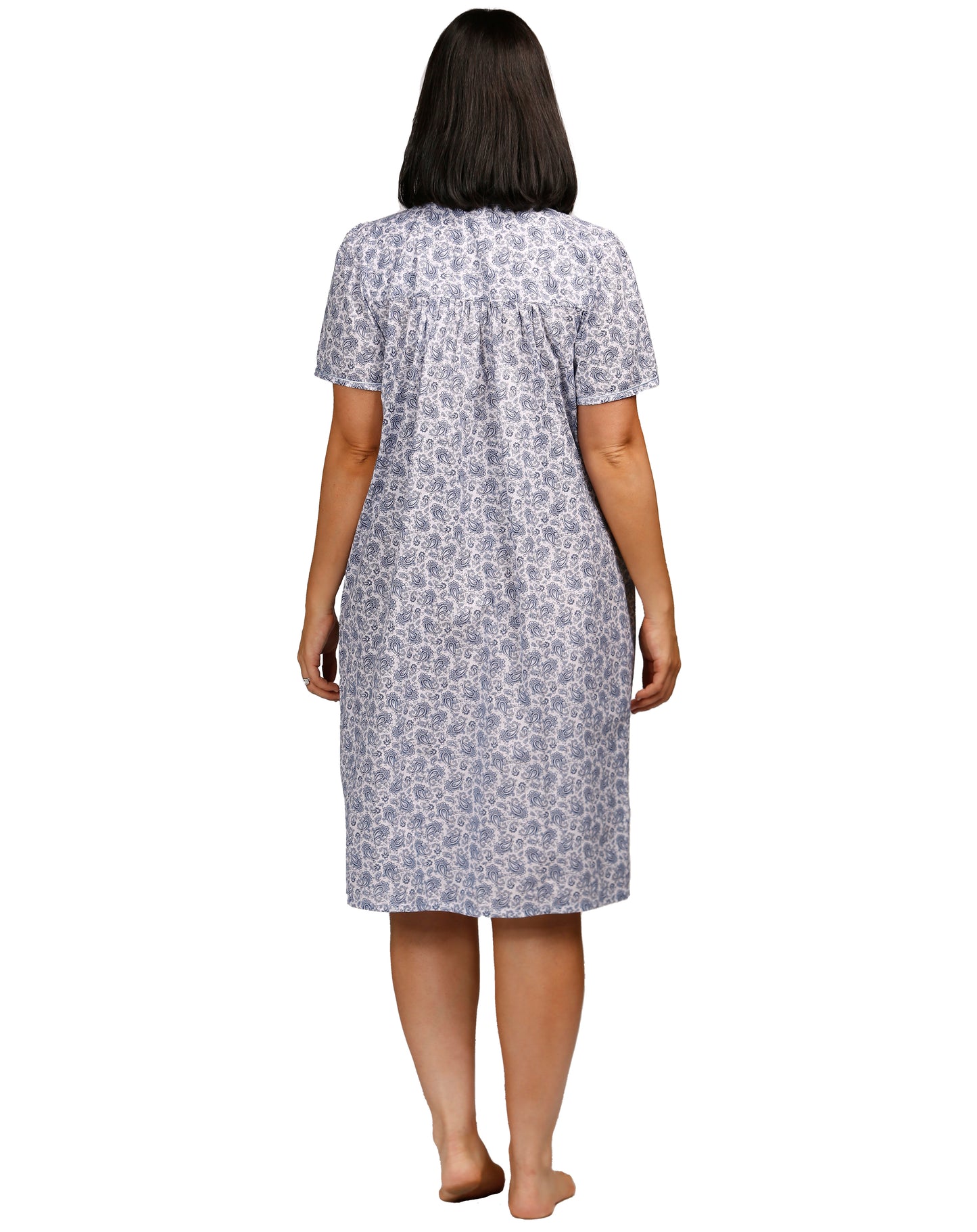 PAISLEY NIGHTIE BLUE - SK701P