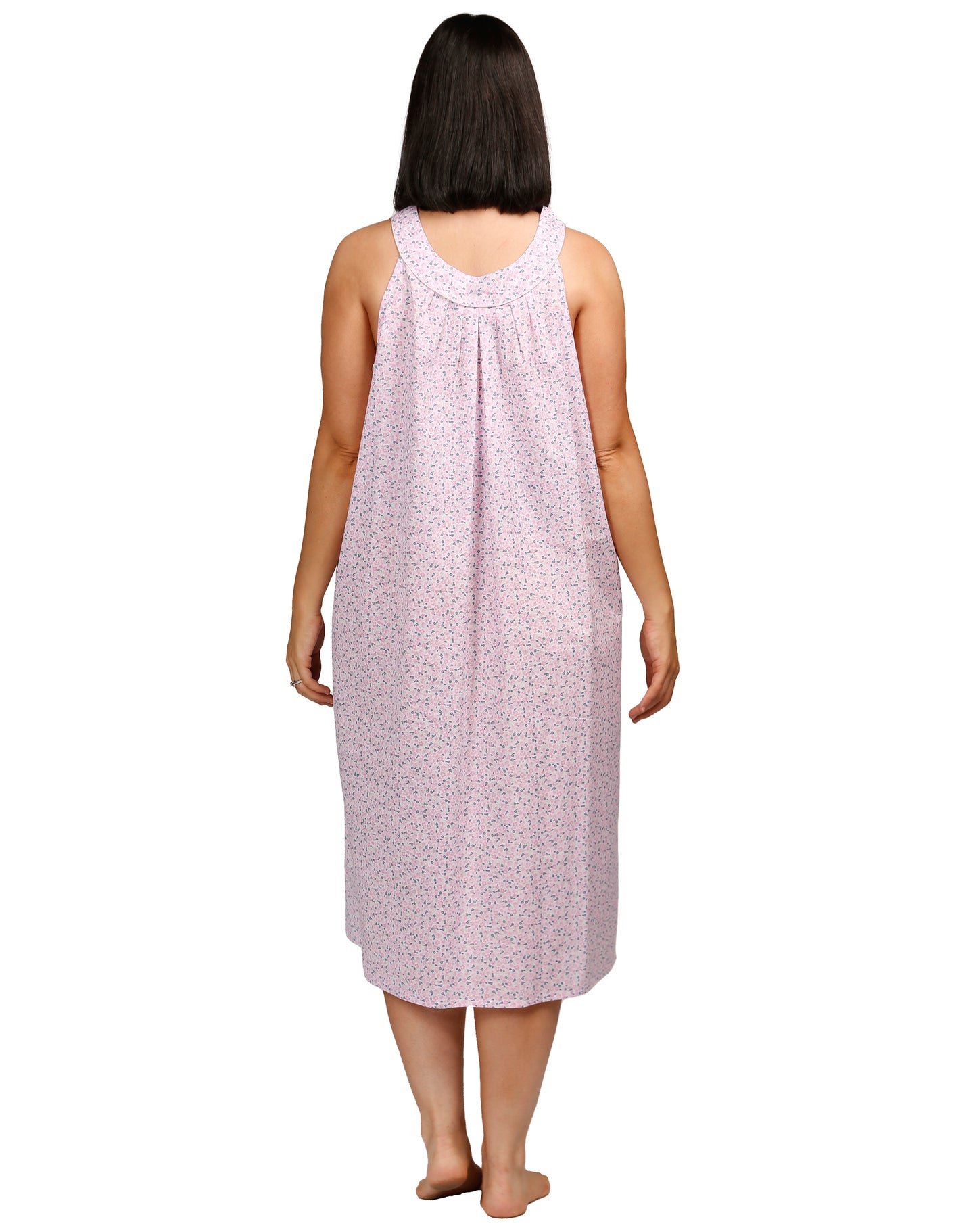 DITSY SLEEVELESS NIGHTIE PINK - SK805D