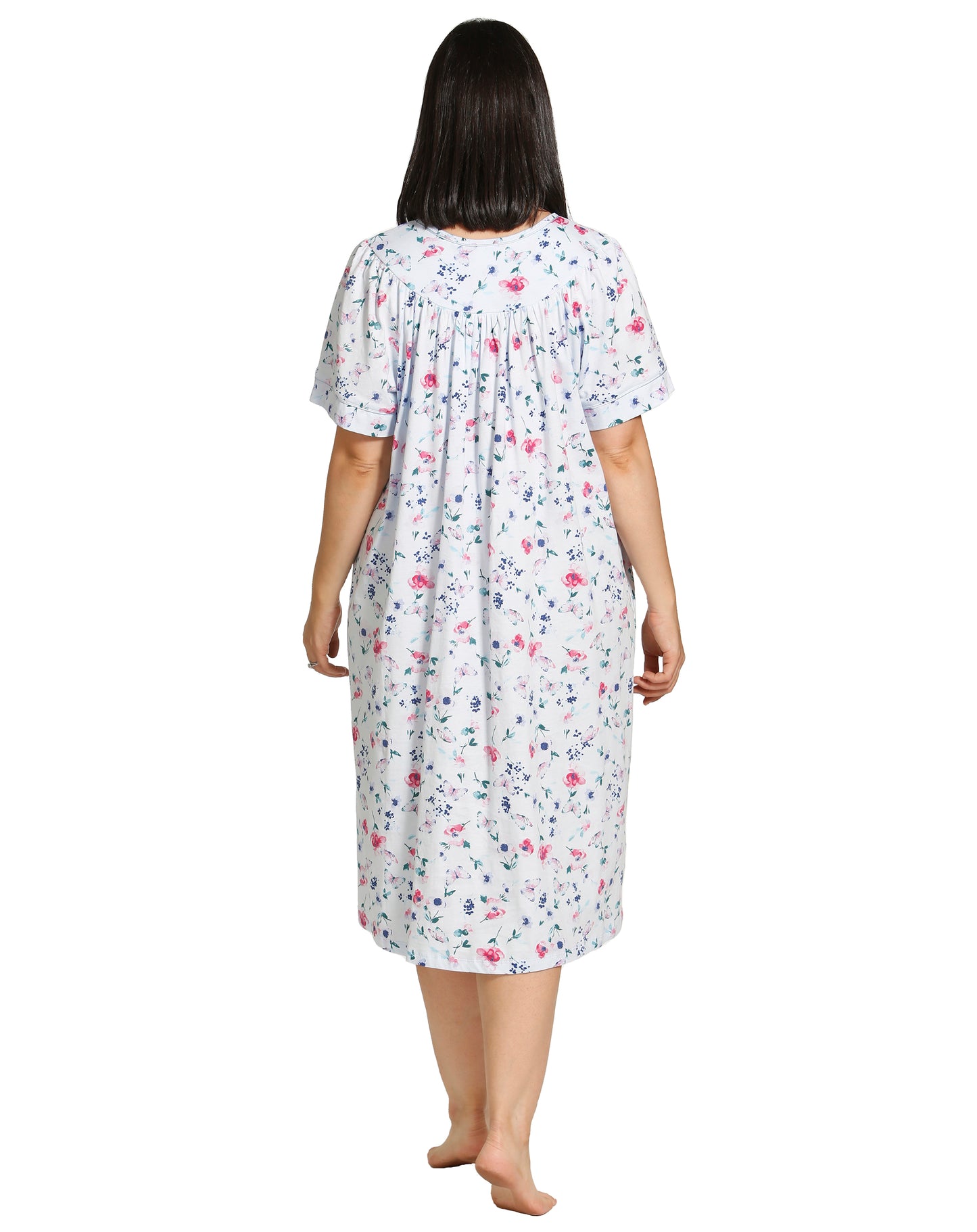 BUTTERFLIES BRUNCH COAT BLUE - SK909B